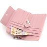 Розовый женский кошелек среднего размера из натуральной кожи ST Leather 1767384 - 10