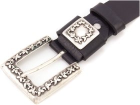 Женский кожаный ремень широкого типа с крупной пряжкой Gherardini 40699