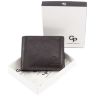 Темно-коричневий гаманець ручної роботи Grande Pelle (13055) - 6