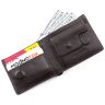 Темно-коричневий гаманець ручної роботи Grande Pelle (13055) - 4