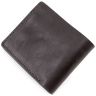 Темно-коричневий гаманець ручної роботи Grande Pelle (13055) - 3