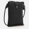 Вертикальная кожаная женская сумка через плечо с фактурой под рептилию Borsa Leather 108884 фото №2 Вертикальная кожаная женская сумка через плечо с фактурой под рептилию Borsa Leather 108884 modnotak фото - 2