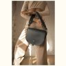 Черная женская сумка из натуральной кожи с одной лямкой BlankNote Ruby L 79084 - 4
