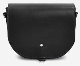 Черная женская сумка из натуральной кожи с одной лямкой BlankNote Ruby L 79084