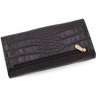 Великий жіночий гаманець з натуральної шкіри чорного кольору Tony Bellucci (12472) - 4