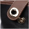 Черная женская плечевая сумка вертикального формата из натуральной кожи Vintage 2422348 - 4