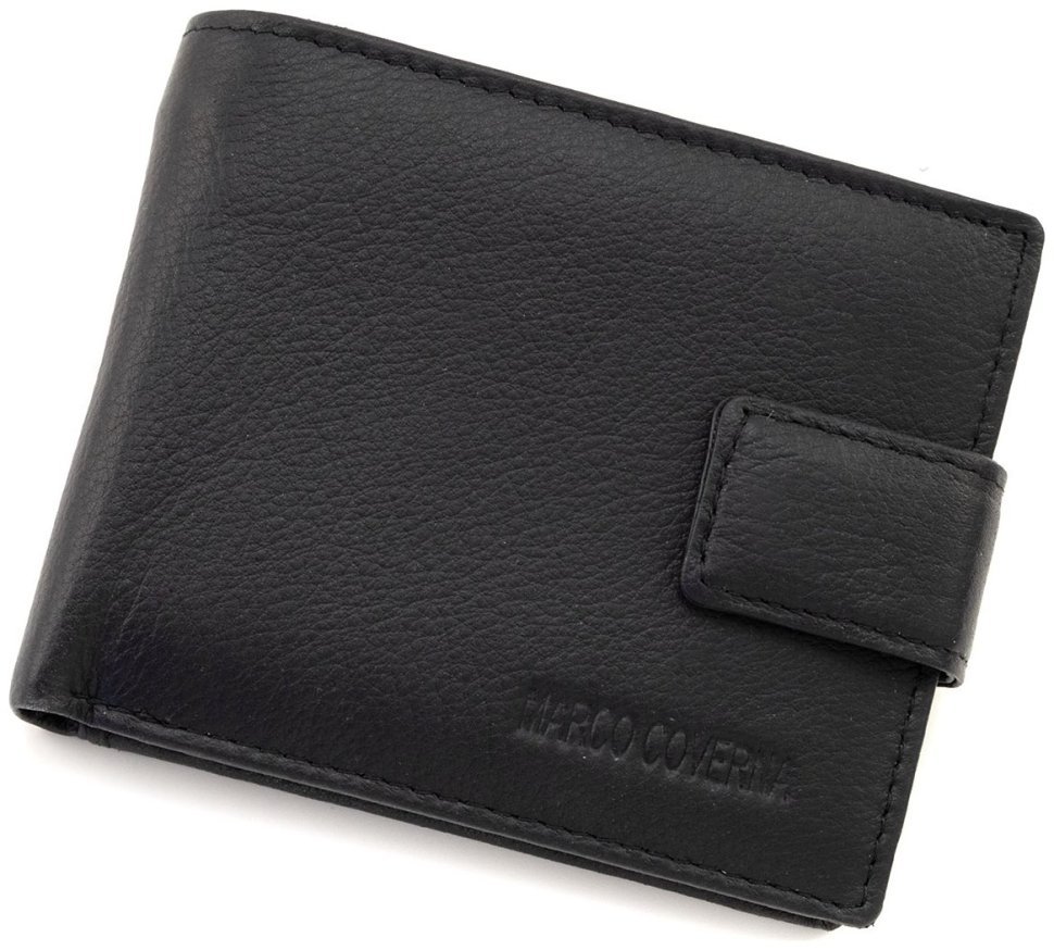 Кожаное портмоне для мужчин Marco Coverna 90885 (черный цвет) modnotak фото №1