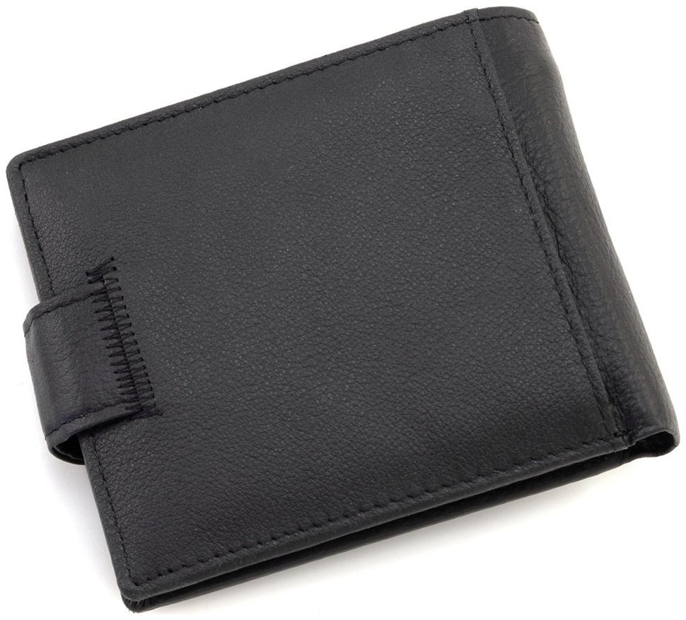 Кожаное портмоне для мужчин Marco Coverna 90885 (черный цвет) modnotak фото №3