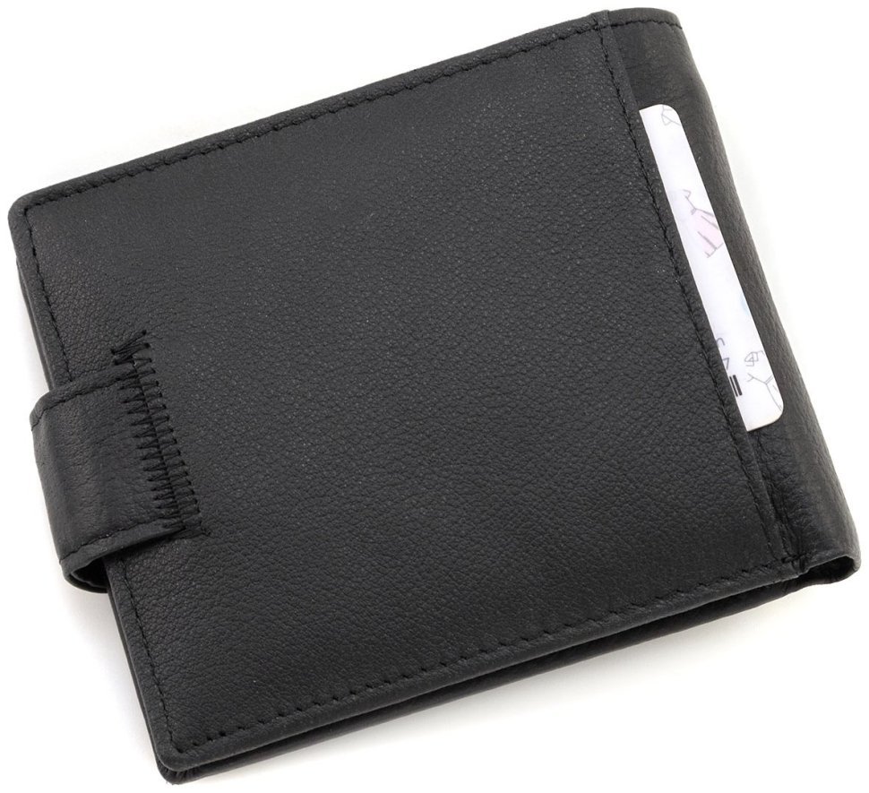 Кожаное портмоне для мужчин Marco Coverna 90885 (черный цвет) modnotak фото №4