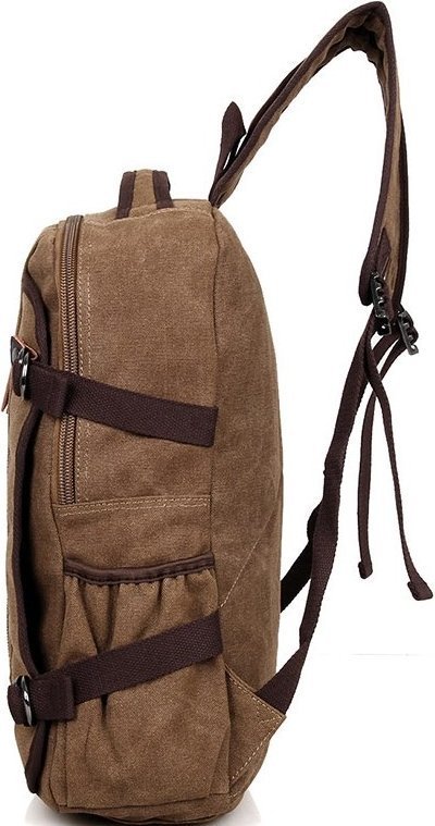 Удобный текстильный рюкзак с карманом для ноутбука VINTAGE STYLE (14586)
