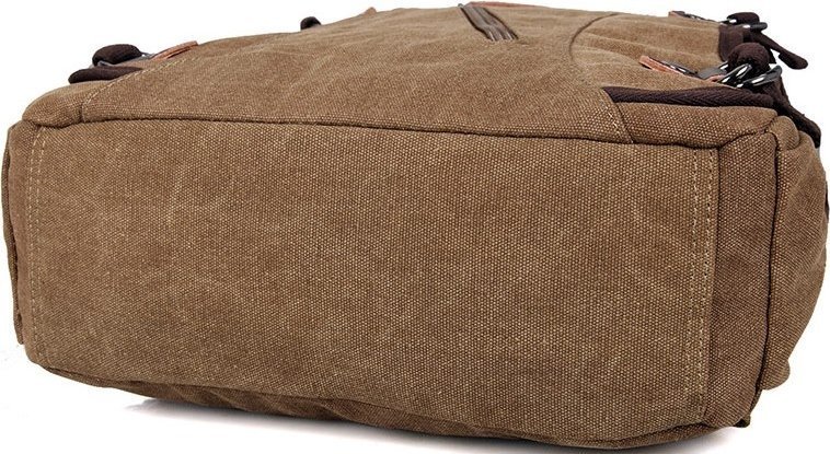 Зручний текстильний рюкзак з кишенею для ноутбука VINTAGE STYLE (14586)