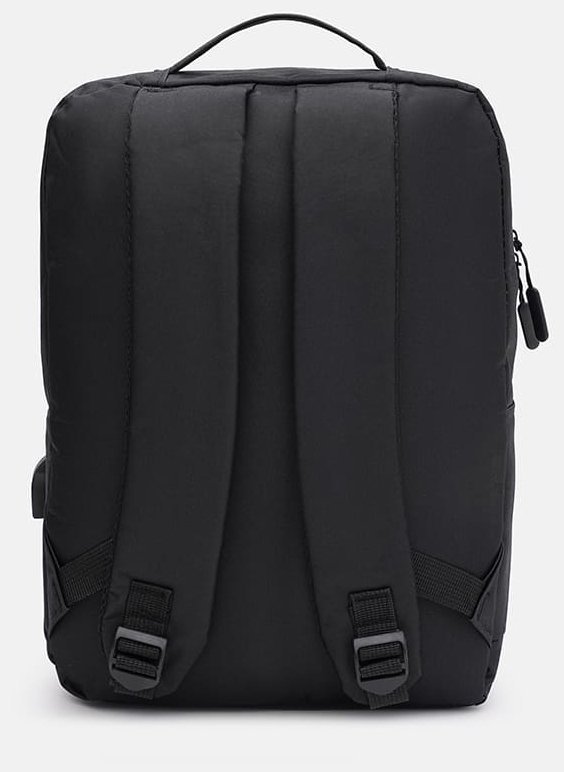 Недорогий чоловічий рюкзак великого розміру із чорного текстилю Monsen 71585