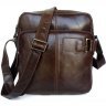 Зручна повсякденна чоловіча сумка на плече коричневого кольору VINTAGE STYLE (14095) - 1