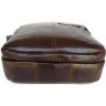 Зручна повсякденна чоловіча сумка на плече коричневого кольору VINTAGE STYLE (14095) - 6