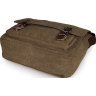 Текстильна сумка месенджер коричневого кольору VINTAGE STYLE (14588) - 6