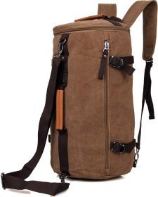 Текстильная дорожная сумка - рюкзак трансформер VINTAGE STYLE (14582)