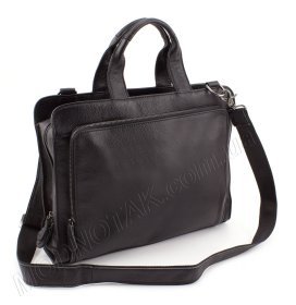 Деловая кожаная сумка для документов и Macbook air 13 - KLEVENT (10126)