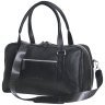 Дорожная сумка черного цвета из натуральной кожи флотар Vip Collection 102685 modnotak фото - 1
