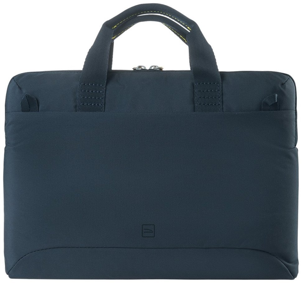 Стильная сумка из текстиля с отделением для ноутбука до 16" через плечо с двойными ручками Tucano Smilza синего цвета 103485 modnotak фото №3