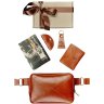 Подарочный набор для мужчины кожаных из сумки, портмоне и брелока BlankNote (12343)  - 1