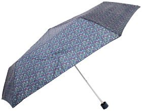 Женский складной зонт Incognito-4 L412 Vintage Daisy (механика, синий с цветочным принтом) 94085