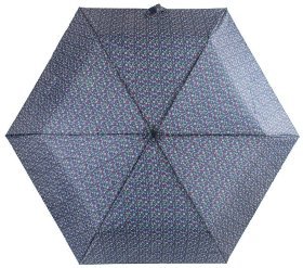 Женский складной зонт Incognito-4 L412 Vintage Daisy (механика, синий с цветочным принтом) 94085