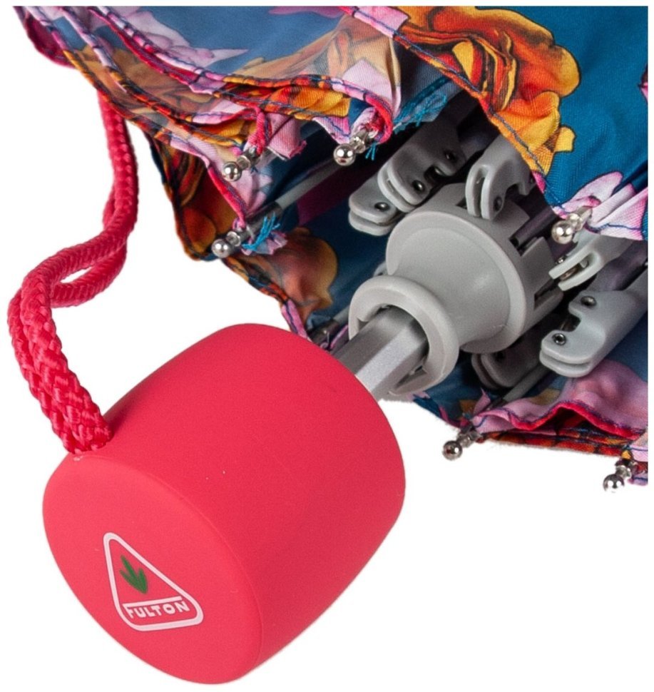 Зонт женский Fulton L354-041192 Minilite-2 Rose Chain (Голубой с принтом Китайской розы, механика) 94285 modnotak фото №8