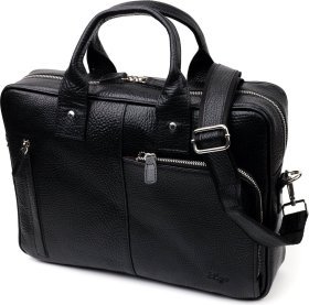Містка чоловіча сумка-портфель класичного дизайну KARYA (2420871)