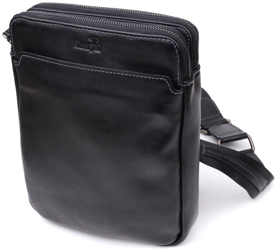 Вместительная мужская сумка-портфель классического дизайна KARYA (2420871) modnotak фото №11