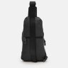 Чоловіча сумка-рюкзак через плече з натуральної шкіри Borsa Leather 94685 чорного кольору фото №3 Чоловіча сумка-рюкзак через плече з натуральної шкіри Borsa Leather 94685 чорного кольору modnotak фото - 3