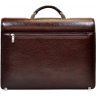 Классический кожаный портфель коричневого цвета Desisan (206-019) - 2