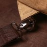 Текстильная мужская сумка-слинг через плечо песочного цвета Vintage (20385) - 9