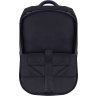Мужской рюкзак для ноутбука из текстиля черного цвета Bagland (55385) - 4