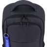 Чоловічий рюкзак для ноутбука із текстилю чорного кольору Bagland (55385) - 6