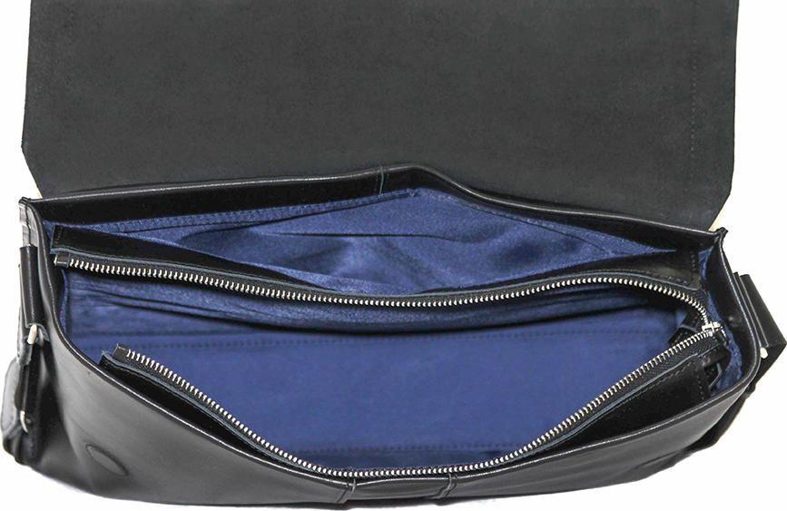 Большая мужская сумка мессенджер через плечо из гладкой кожи VATTO (12026)