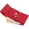 Красный женский кошелек из натуральной кожи с окошком под документы ST Leather 1767285 - 8
