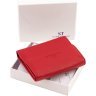 Красный женский кошелек из натуральной кожи с окошком под документы ST Leather 1767285 - 9