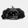 Жіноча сумка з чорного текстилю з однією лямкою на плече Confident 77585 - 4
