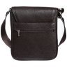 Наплечная кожаная мужская сумка коричневого цвета DESISAN 107685 modnotak фото - 2