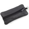 Велика шкіряна ключниця з двома відділеннями для ключів Leather Collection 97785 чорного кольору modnotak фото - 4