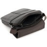 Мужская наплечная сумка из натуральной кожи коричневого цвета H.T Leather 78085 - 11