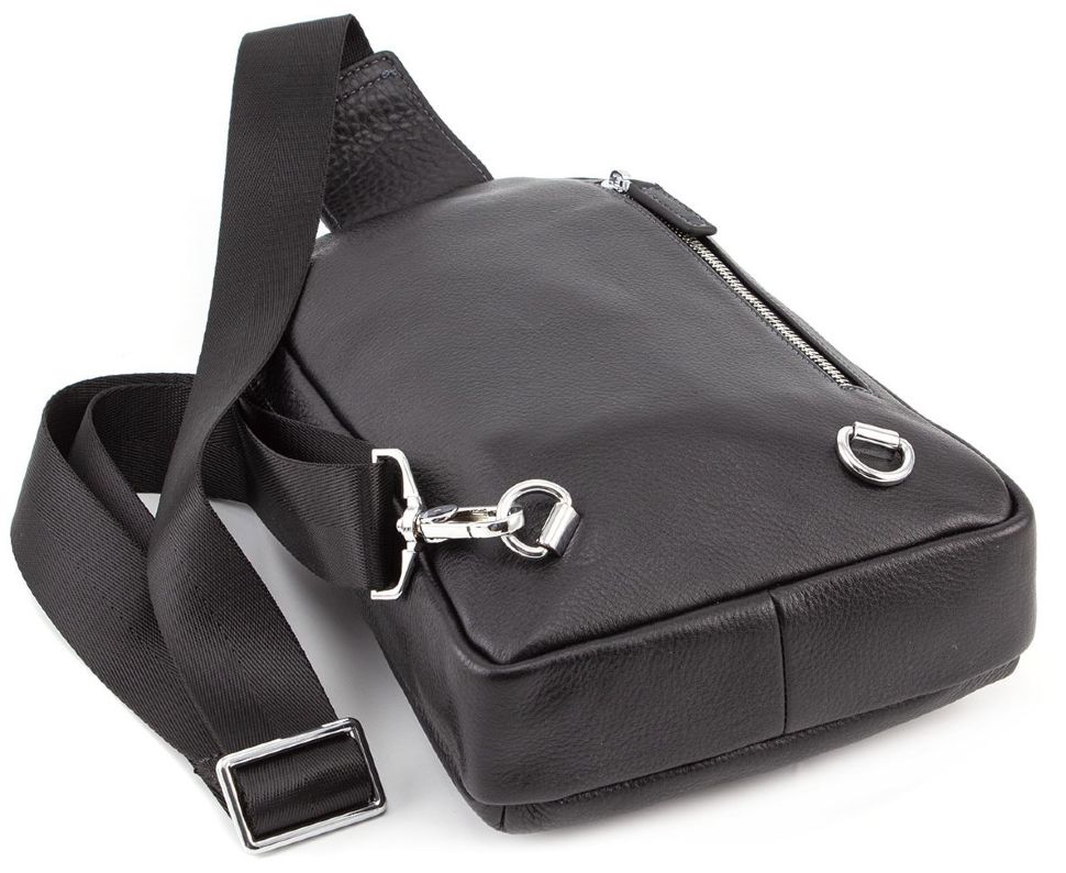Кожаный слинг рюкзак на одно плечо Marco Coverna (10428)