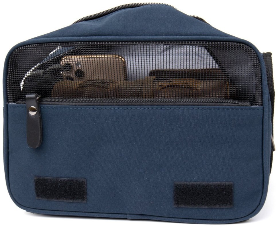 Сумка-органайзер из качественного текстиля Vintage 2420656 Темно-синяя modnotak фото №7