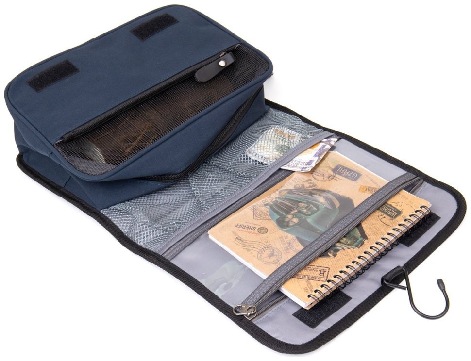 Сумка-органайзер из качественного текстиля Vintage 2420656 Темно-синяя modnotak фото №8