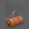 Шкіряна дорожня сумка з натуральної шкіри крейзі хорс світло-коричневого кольору BlankNote Harper 78885 - 2