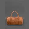 Кожаная дорожная сумка из натуральной кожи крейзи хорс светло-коричневого цвета BlankNote Harper 78885 - 6