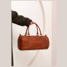 Шкіряна дорожня сумка з натуральної шкіри крейзі хорс світло-коричневого кольору BlankNote Harper 78885 - 7