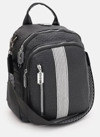 Повсякденний жіночий рюкзак з якісного шкірозамінника Monsen 88885 Чорний