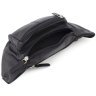 Чорна чоловіча сумка на пояс із натуральної якісної шкіри Visconti 68985 - 6