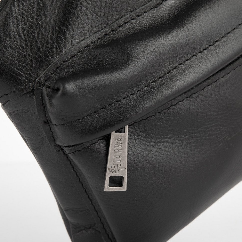 Сучасна чоловіча сумка-слінг через плече з натуральної шкіри TARWA (21655)